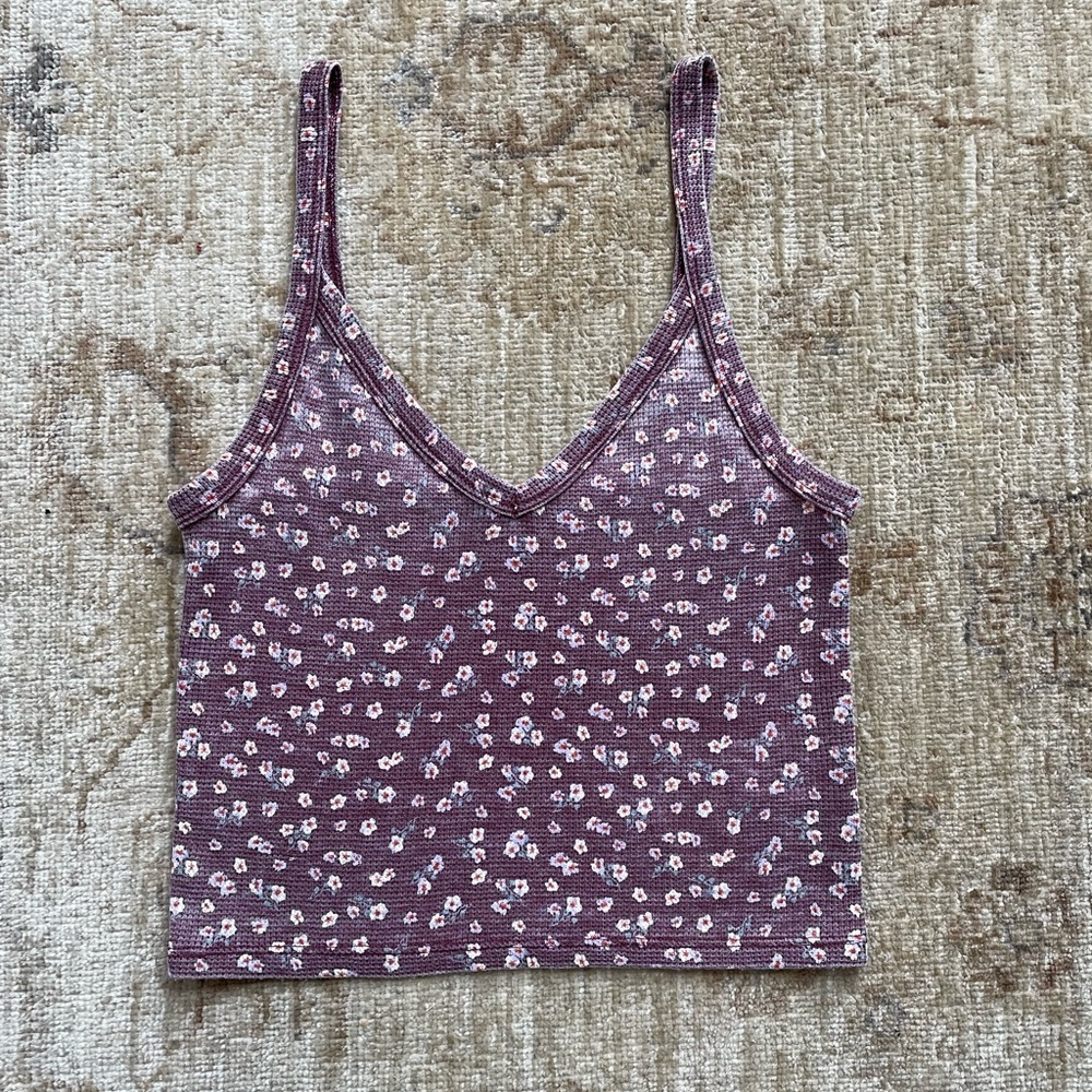 American Eagle Floral Tank, size XS. NWOT